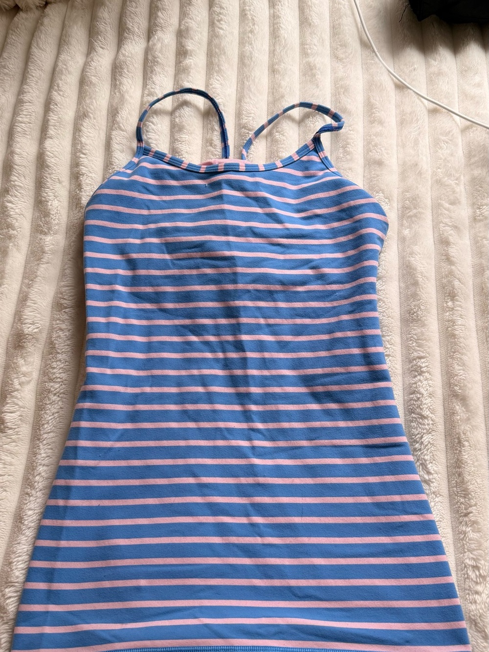 Ivivva Blue and pink striped tank top